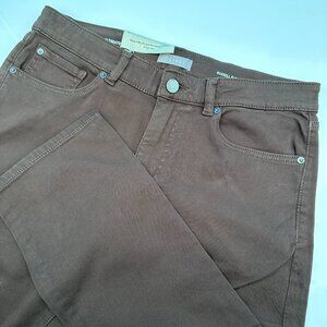 DL1961 Mens Ultimate Knit Russell Slim Straight Jean Size W31 x L34, Dark Timber